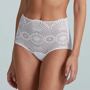 Commando White Lace High Rise Panty L/XL NWT